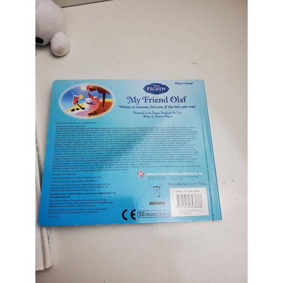 Disney Lot of 2 Christmas (Sofia & Frozen) Children's Story Books w/ Mini Plush - Picture 6 of 7